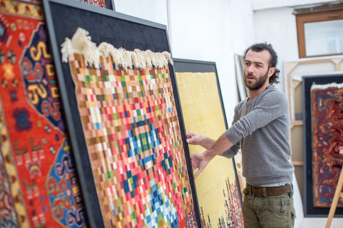 Rugs woven with history from Azerbaijani artist Faig Ahmed