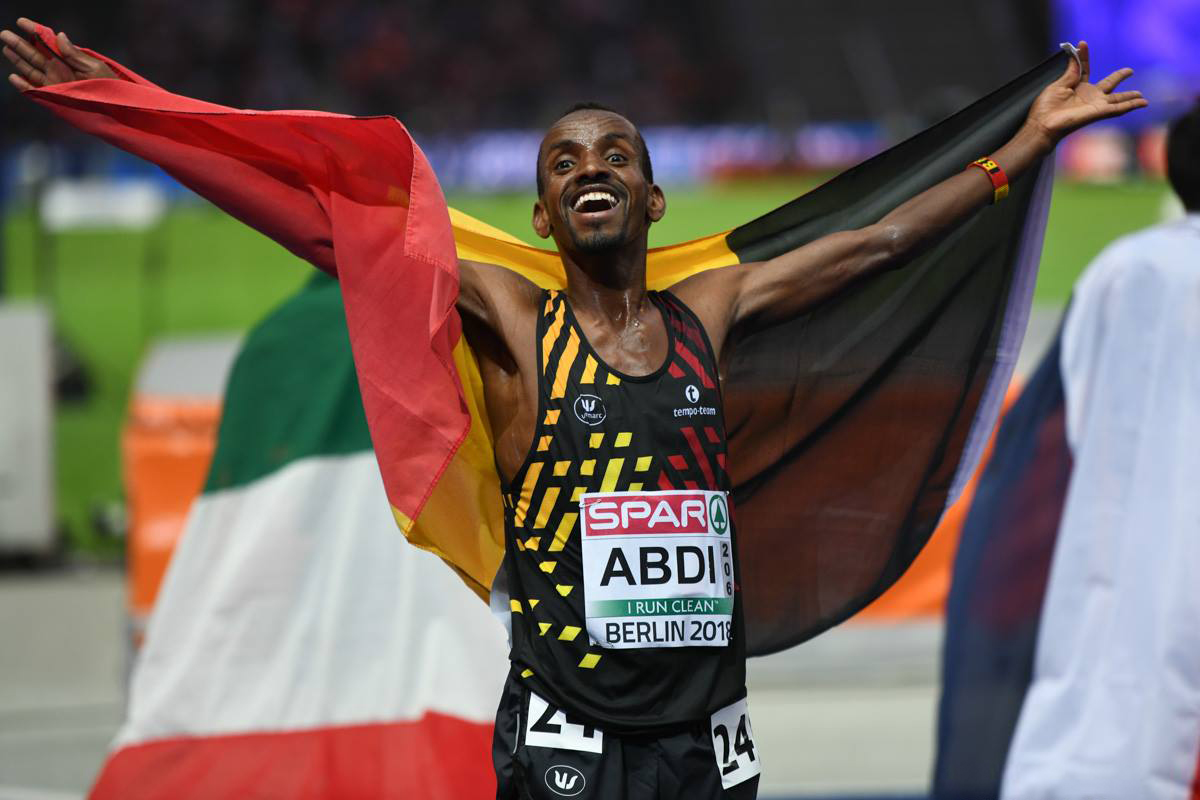 Olympic runner Bashir Abdi joins training partner Mo Farah in new world best