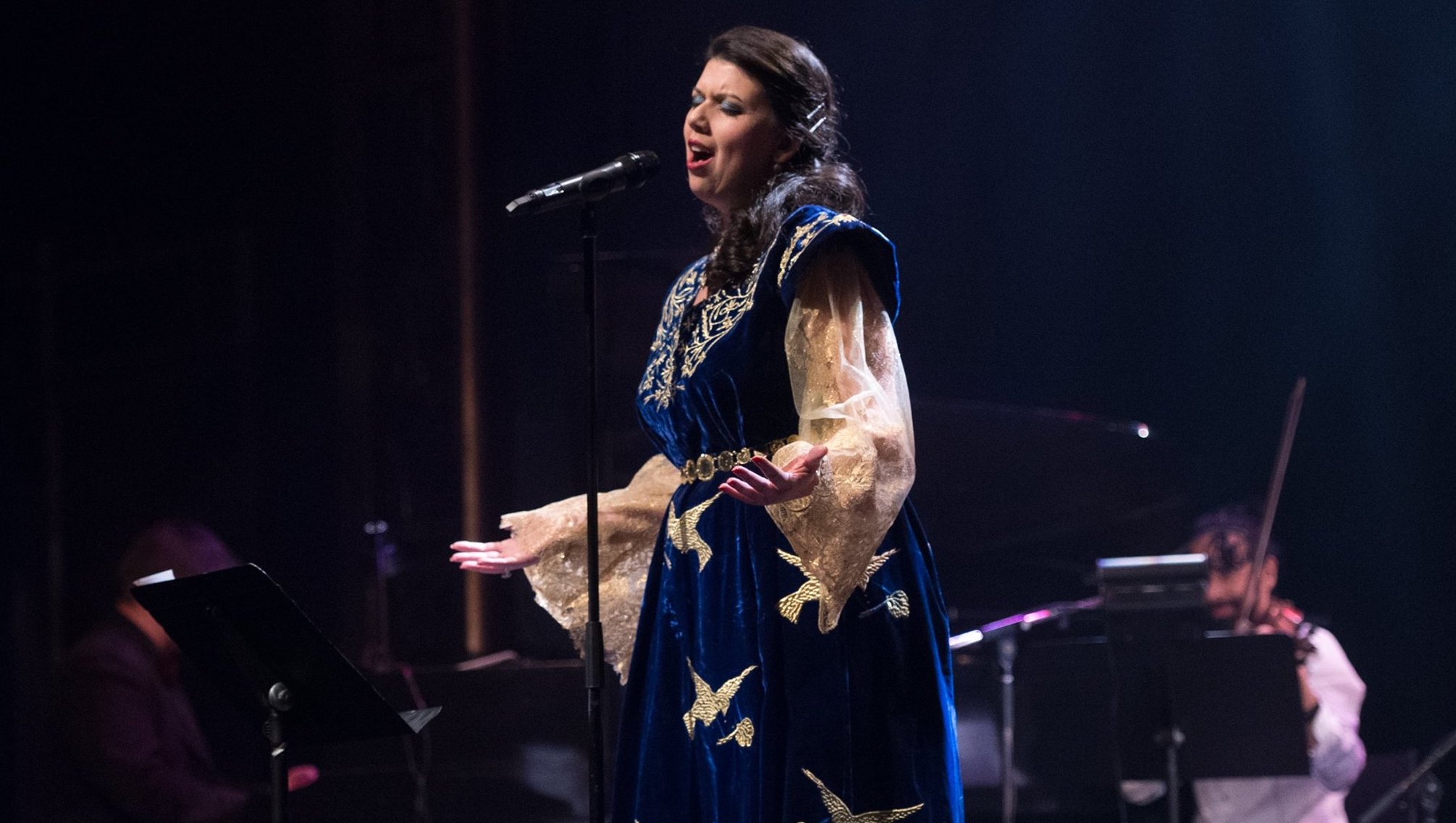 Canadian-Algerian soprano Fairouz Oudjida at Festival Du Monde Arabe de Montréal